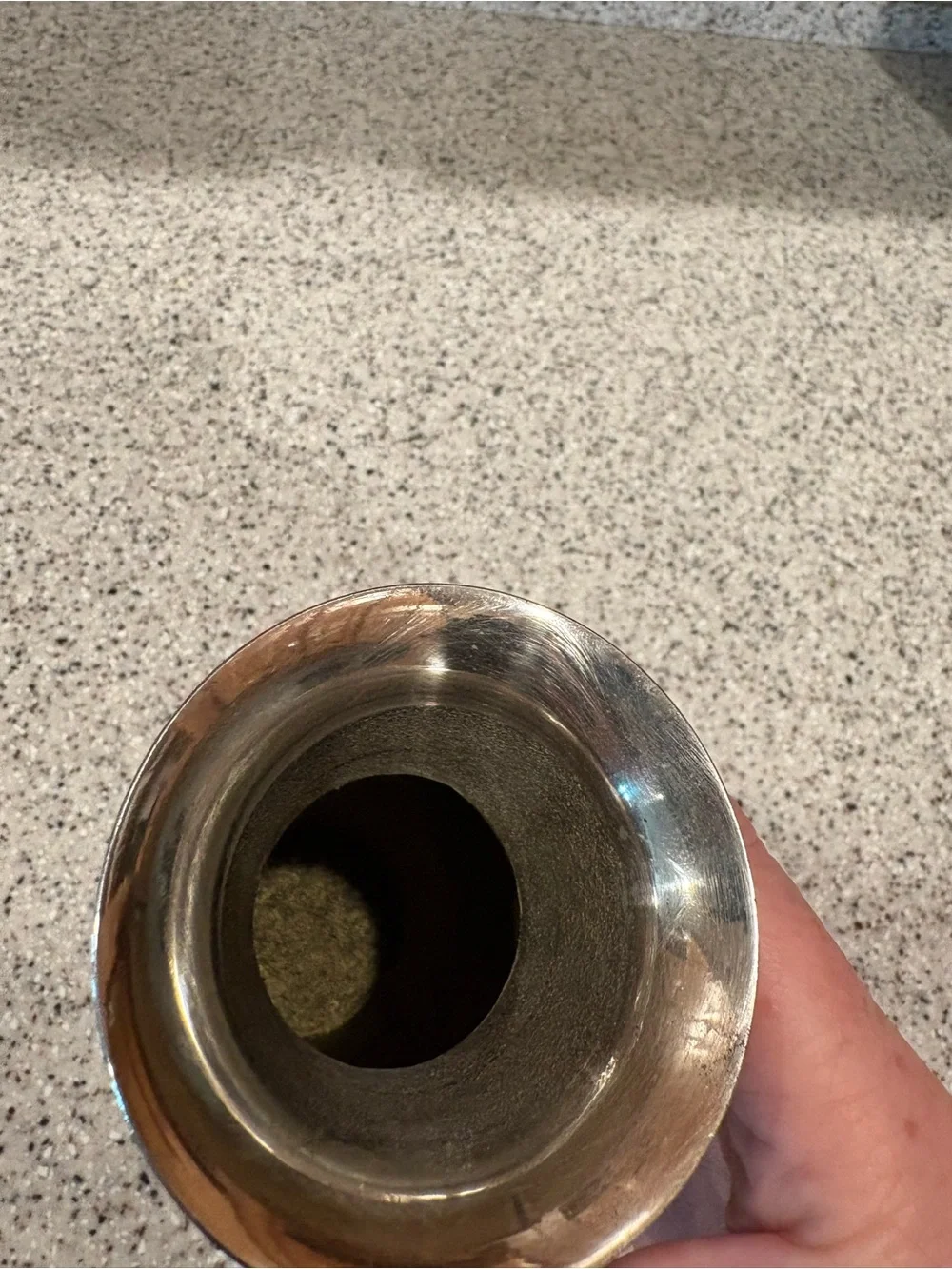 Vintage Indian brass vase - Picture 5 of 7